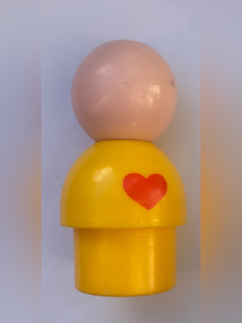 Fisher-Price Little People Vintage Figure Yellow & Pink